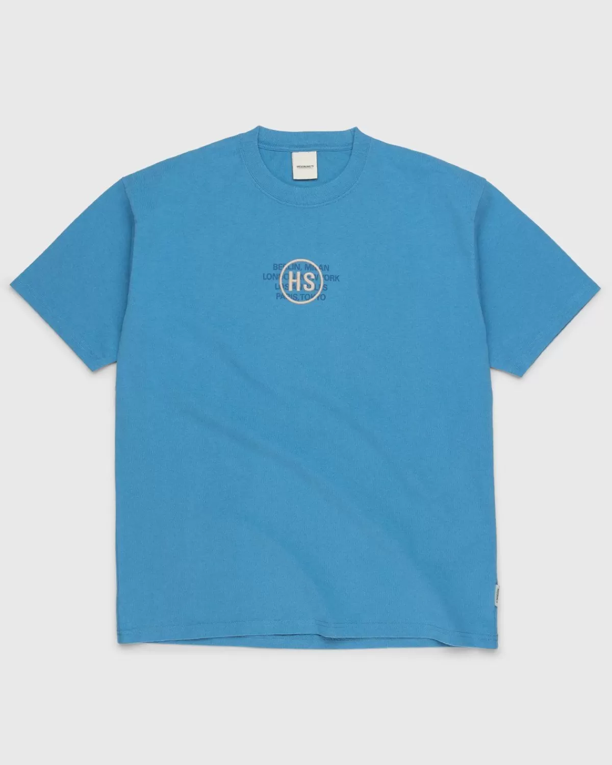 Männer Highsnobiety Logo T-Shirt Blau