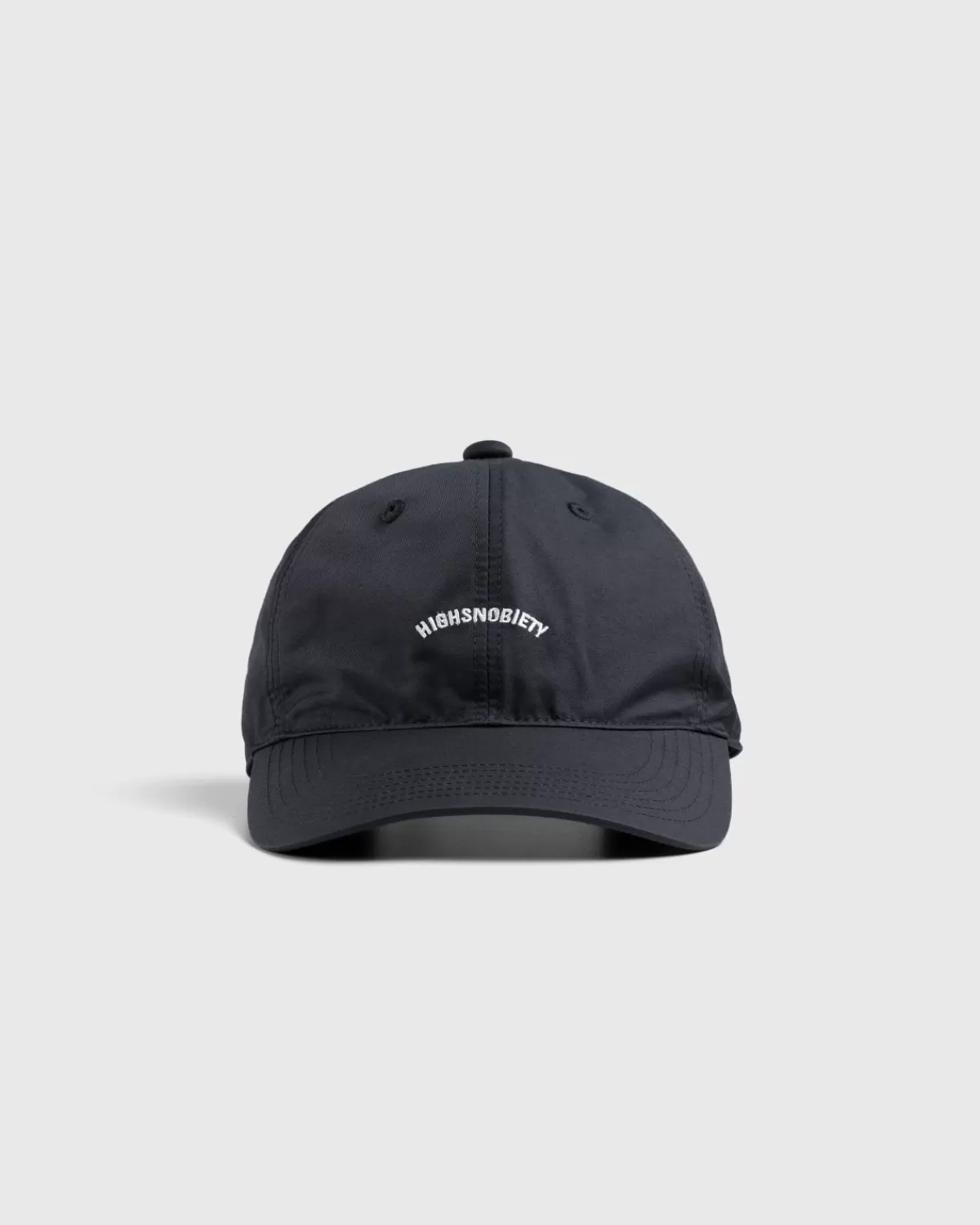 Männer Highsnobiety Logo-Cap Aus Geburstetem Nylon In Schwarz