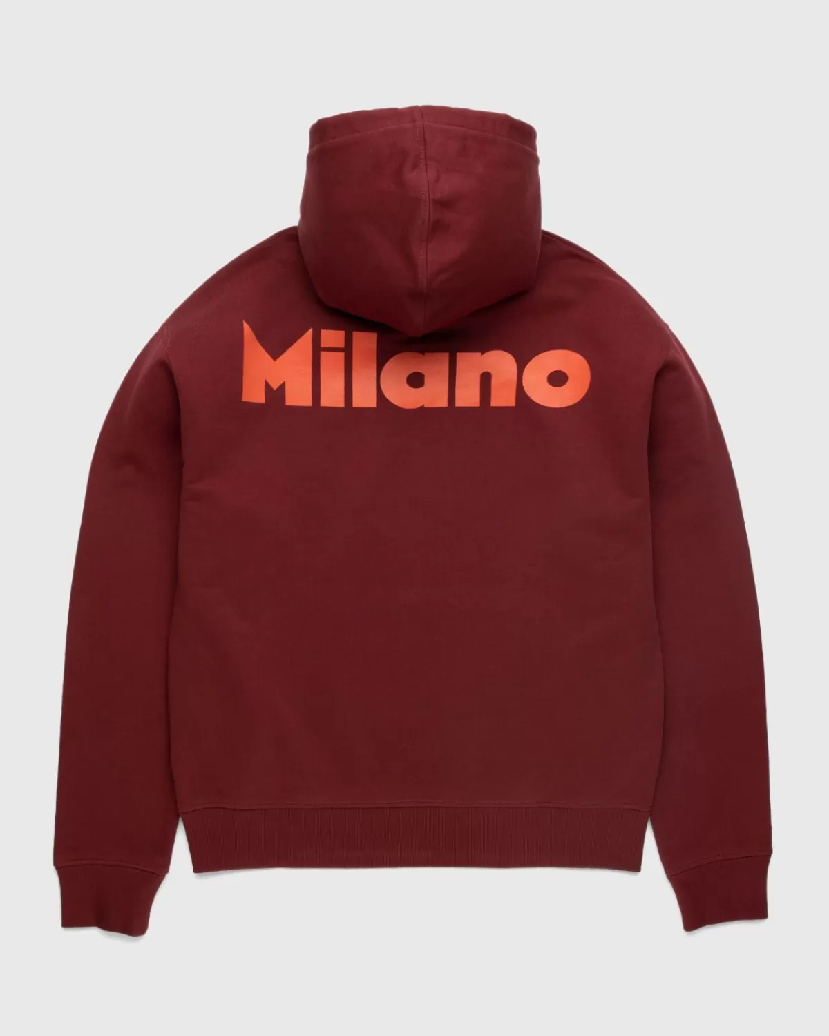 Männer Highsnobiety Milano Design Week Graphic Hoodie Burgund