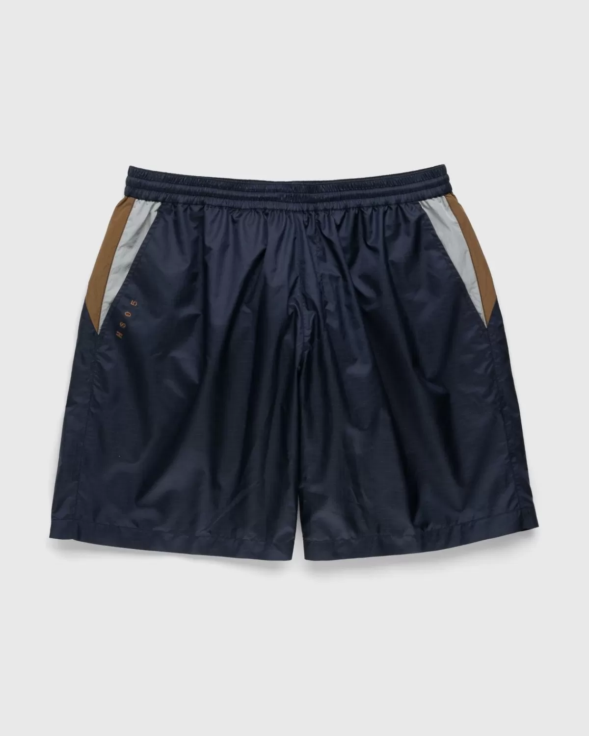 Mix Panel Nylon Shorts Marine/Braun>Highsnobiety Store