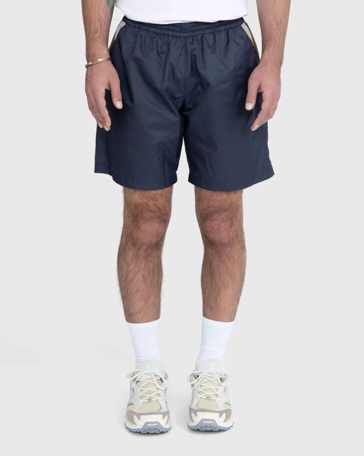 Mix Panel Nylon Shorts Marine/Braun>Highsnobiety Store