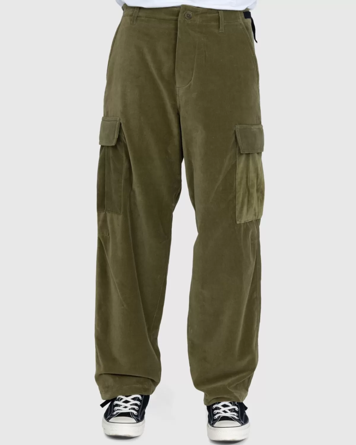 Moleskin Cargo Pant Olive>Highsnobiety New