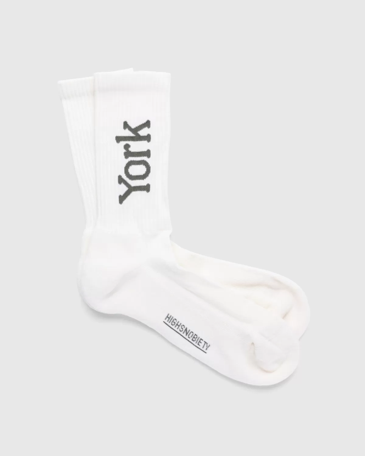 Männer Highsnobiety Neu York Logo Socken Weis