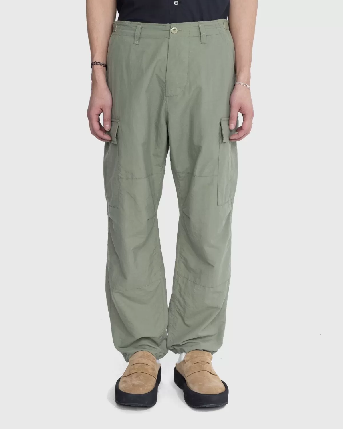 Nylon-Cargohose Khaki>Highsnobiety Best Sale