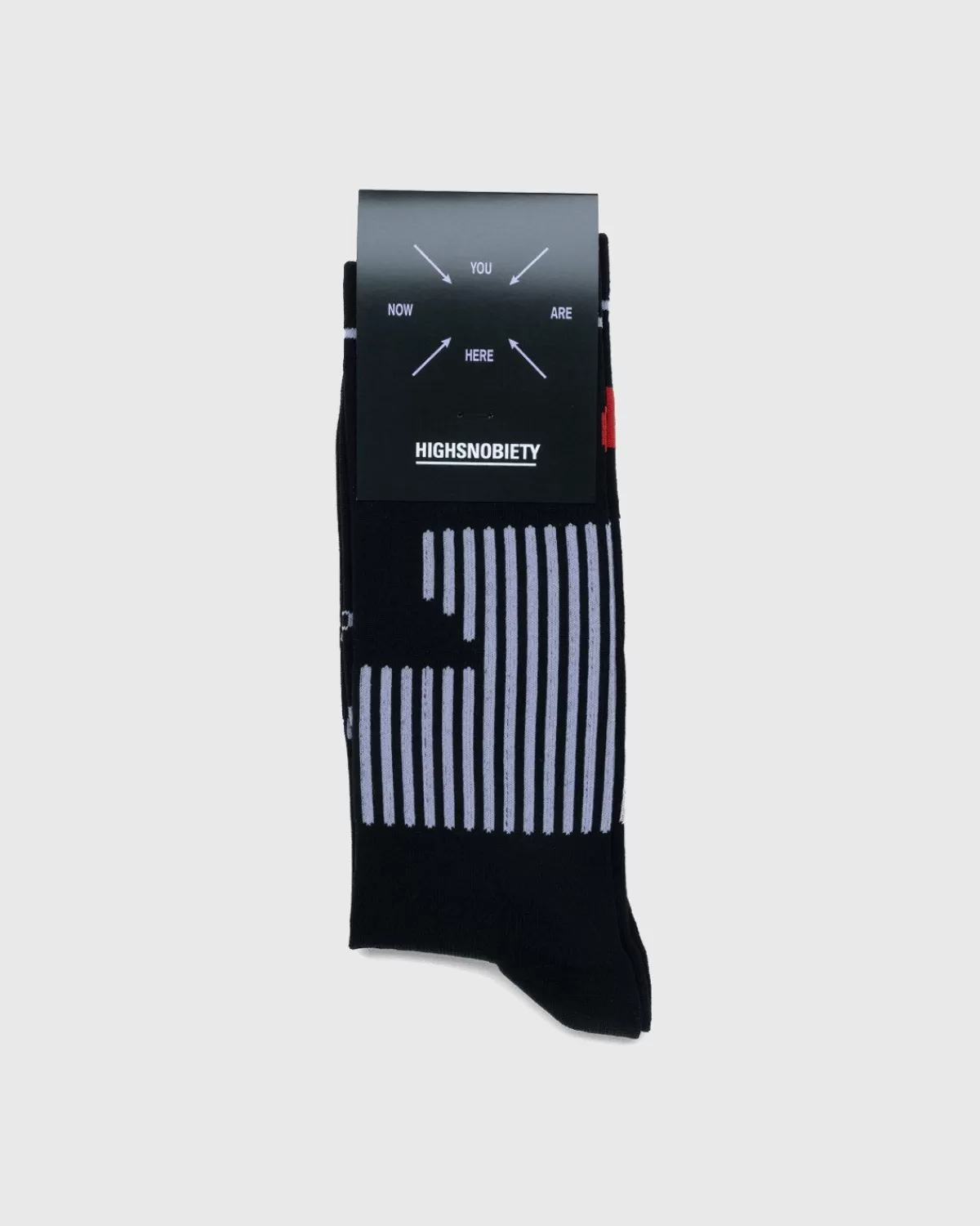 Männer Highsnobiety Performance Logo Socken Schwarz