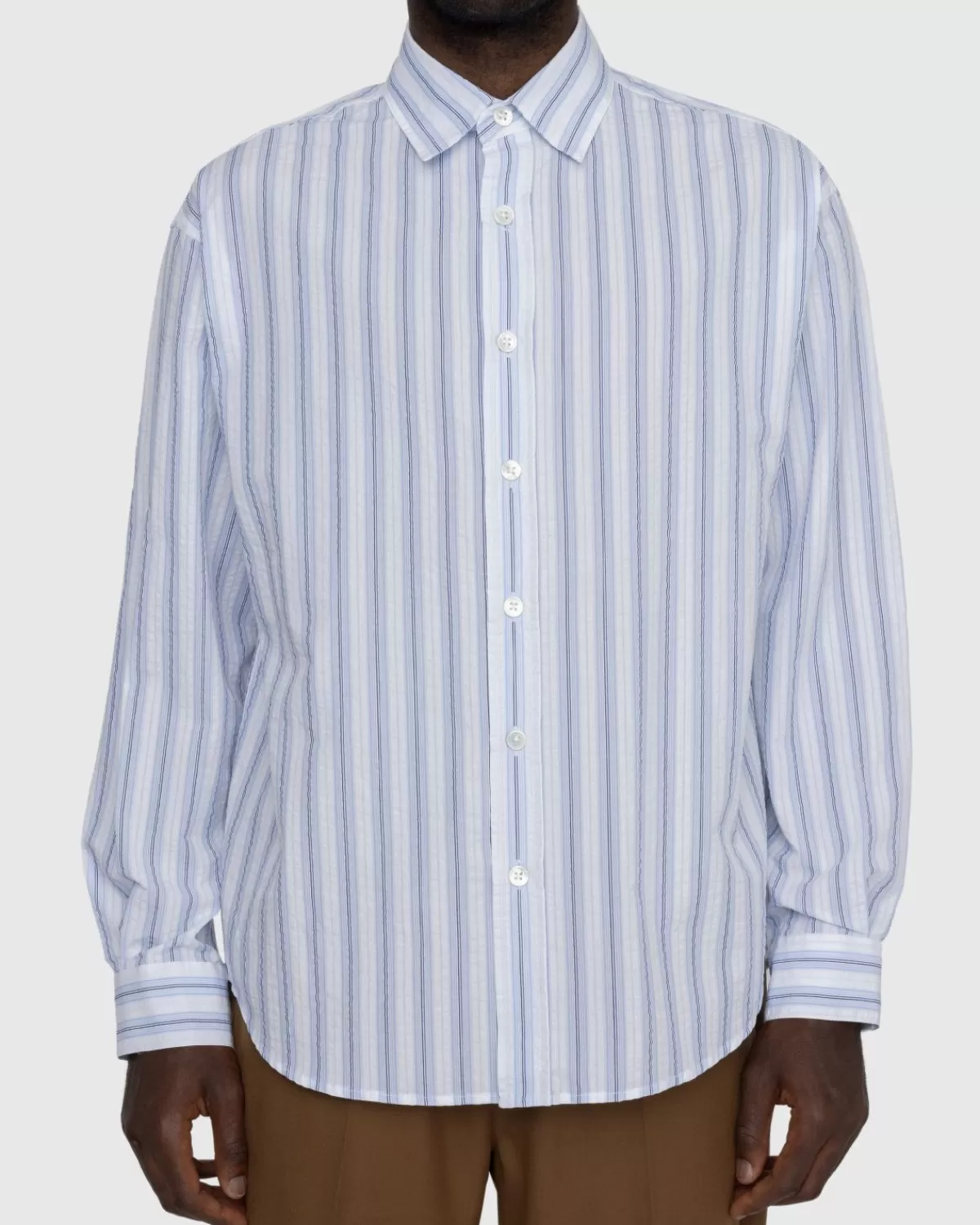 Ripple Stripe Ls Shirt>Highsnobiety Online