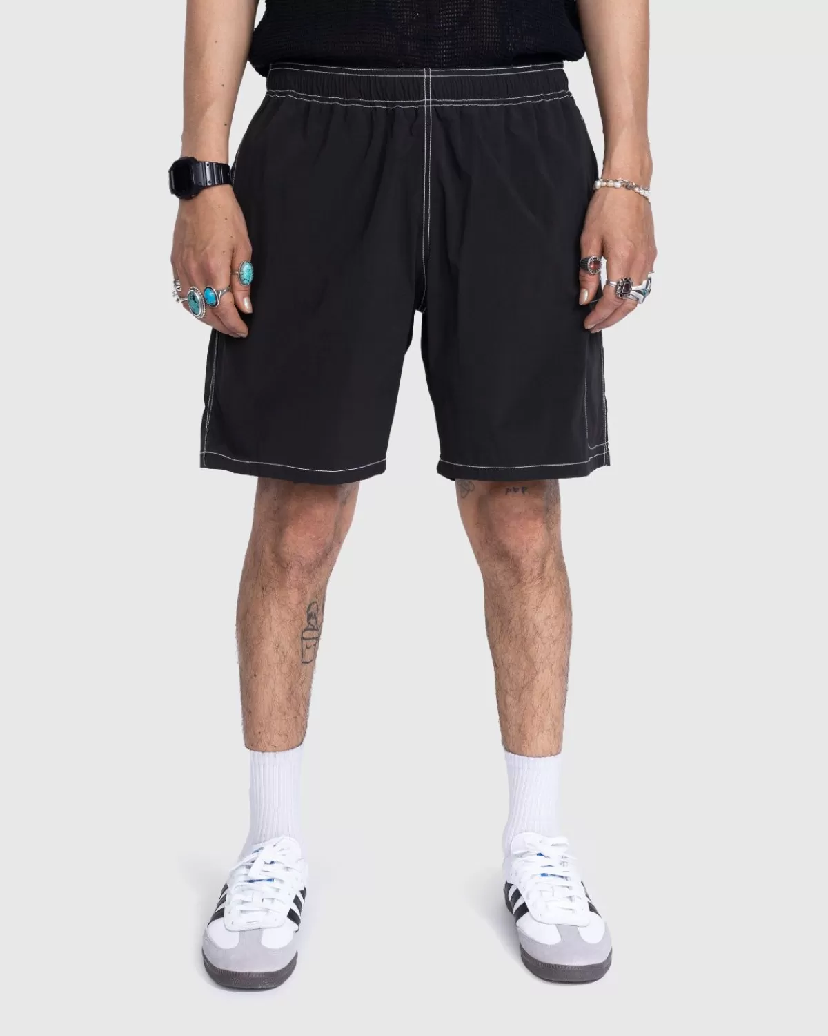 Side Cargo Shorts Anthrazitschwarz>Highsnobiety Online