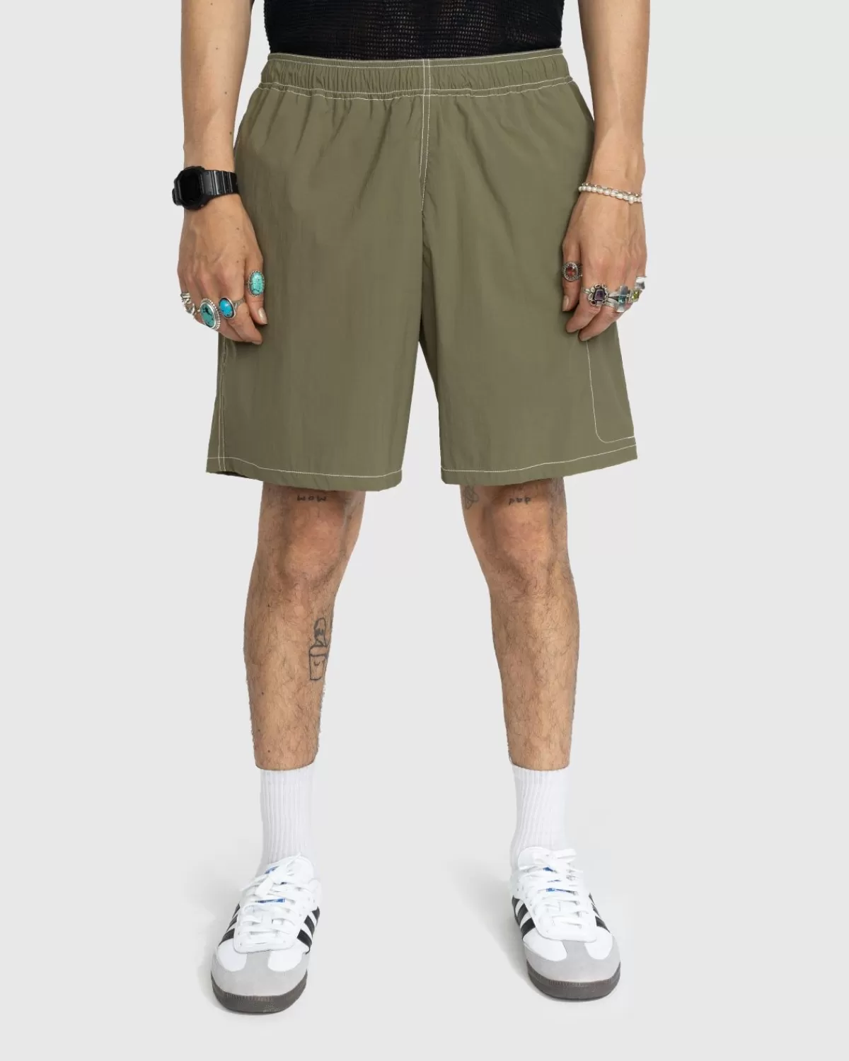 Side Cargo Shorts Khaki>Highsnobiety Best Sale