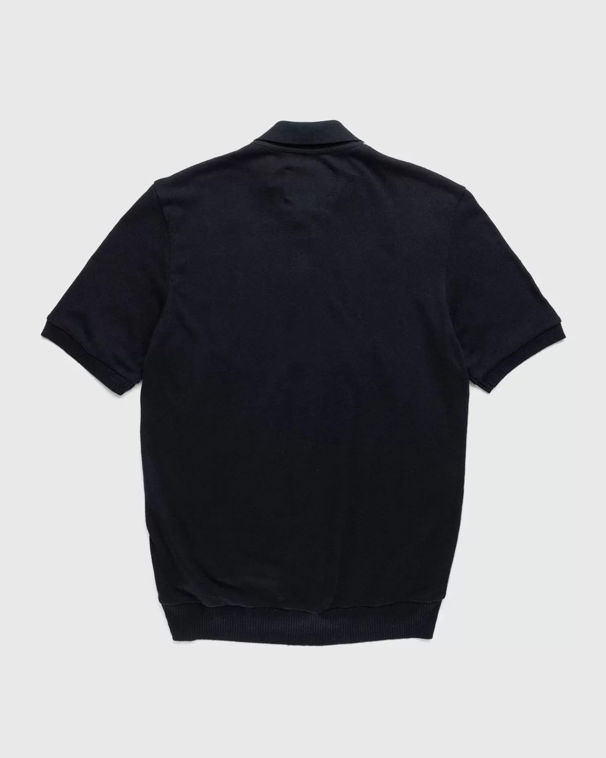 Strick-Bowlingshirt Blau Schwarz>Highsnobiety Cheap