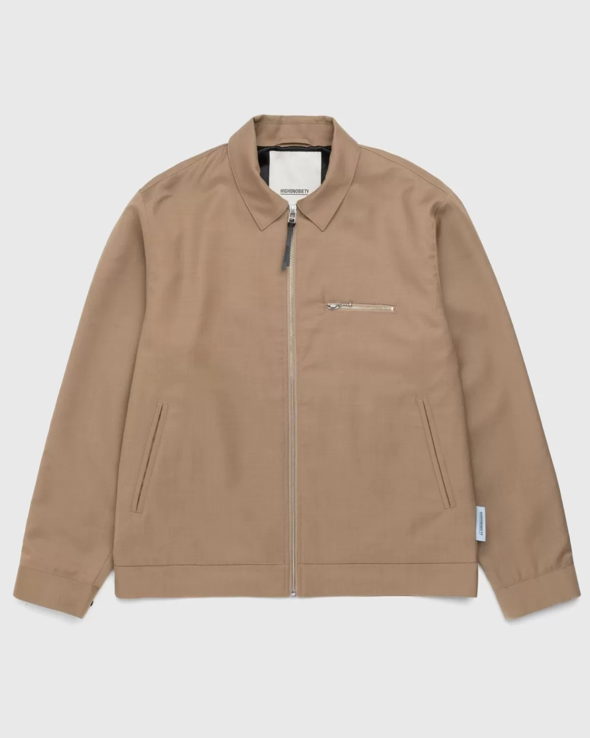 Tropical Wool Zip Jacket Sand>Highsnobiety Clearance