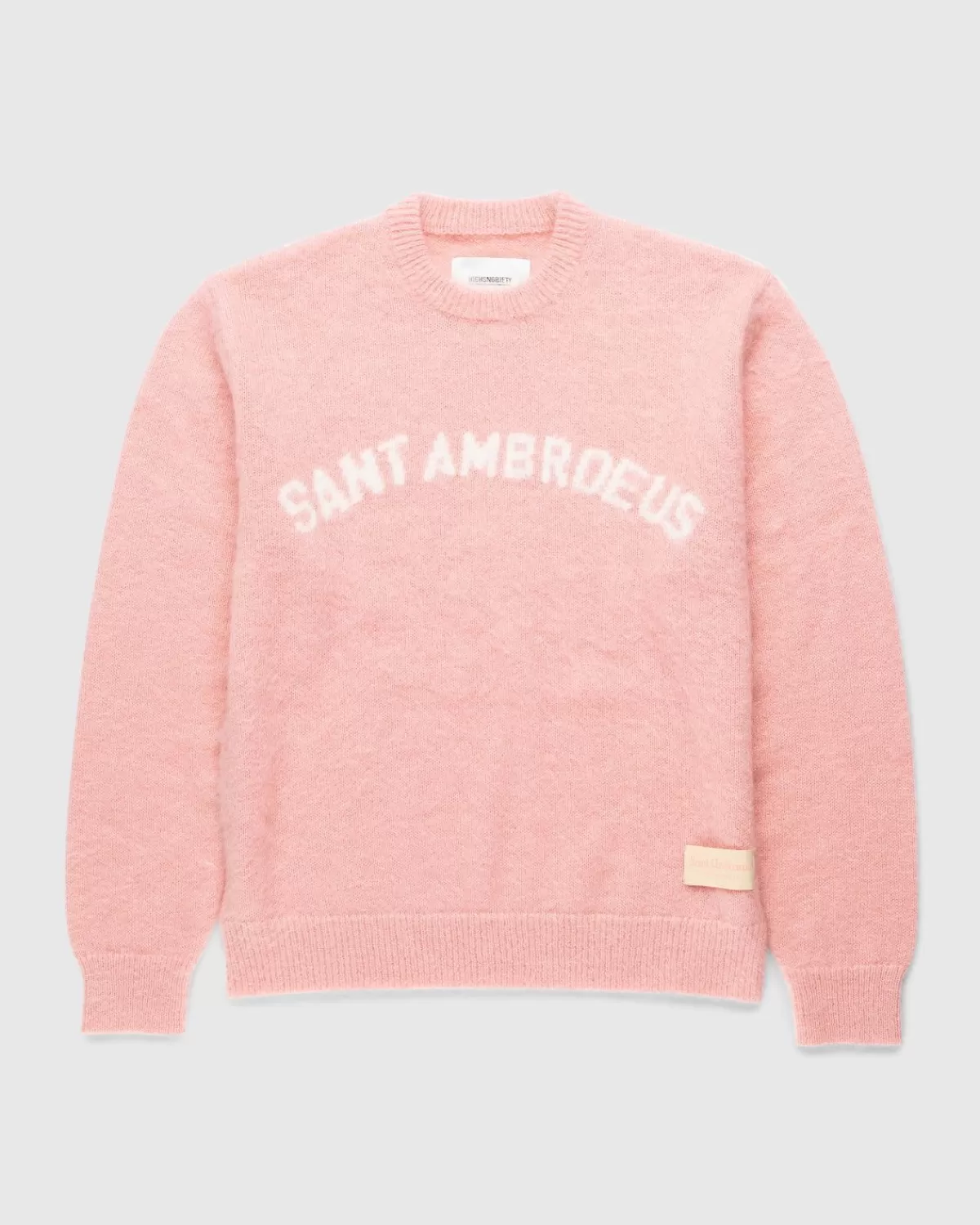 X Sant Ambroeus Gestrickter Rundhalsausschnitt In Pink>Highsnobiety Discount