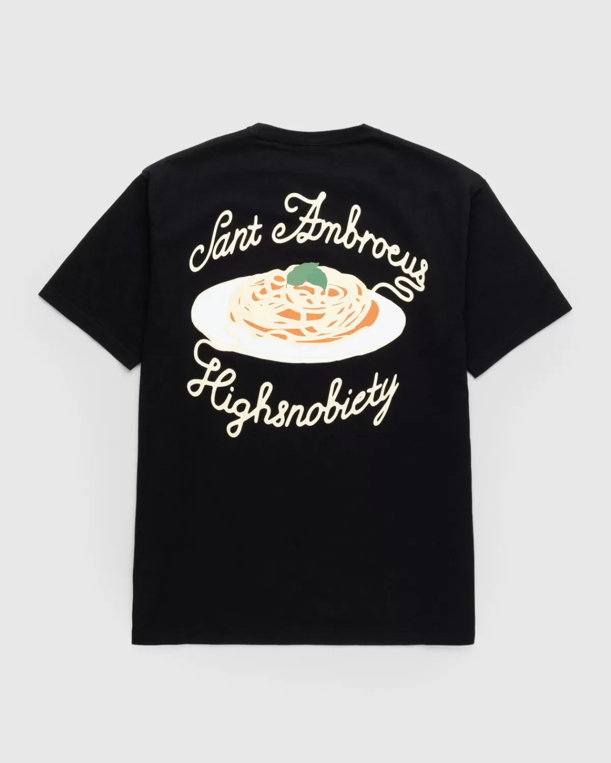 Männer Highsnobiety X Sant Ambroeus T-Shirt Schwarz