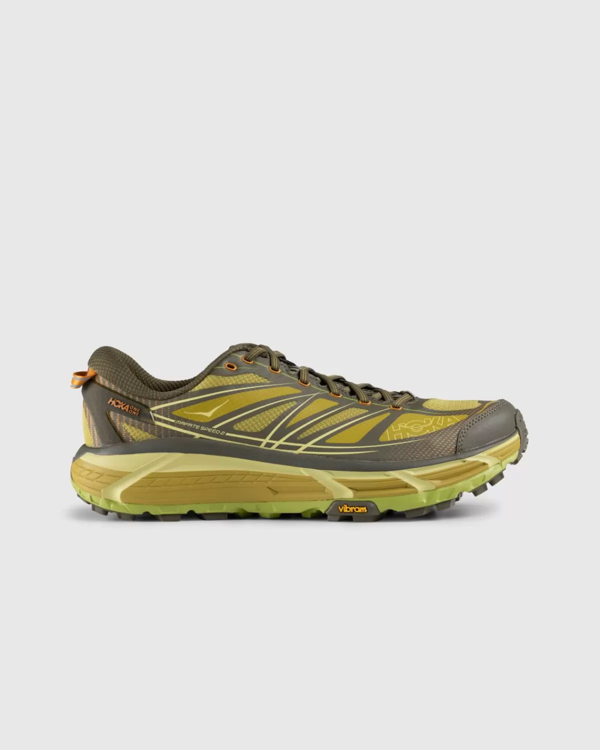 Männer HOKA Mafate Speed 2 Dark Olive/Golden Lichen