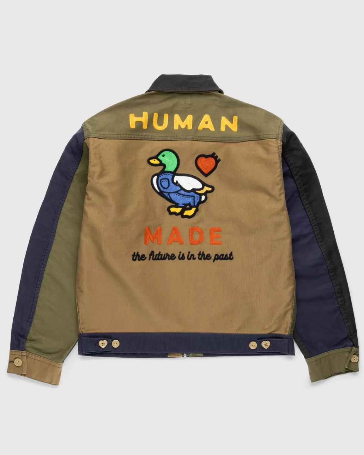 Arbeitsjacke Mit Reisverschluss, Marineblau>Human Made Cheap