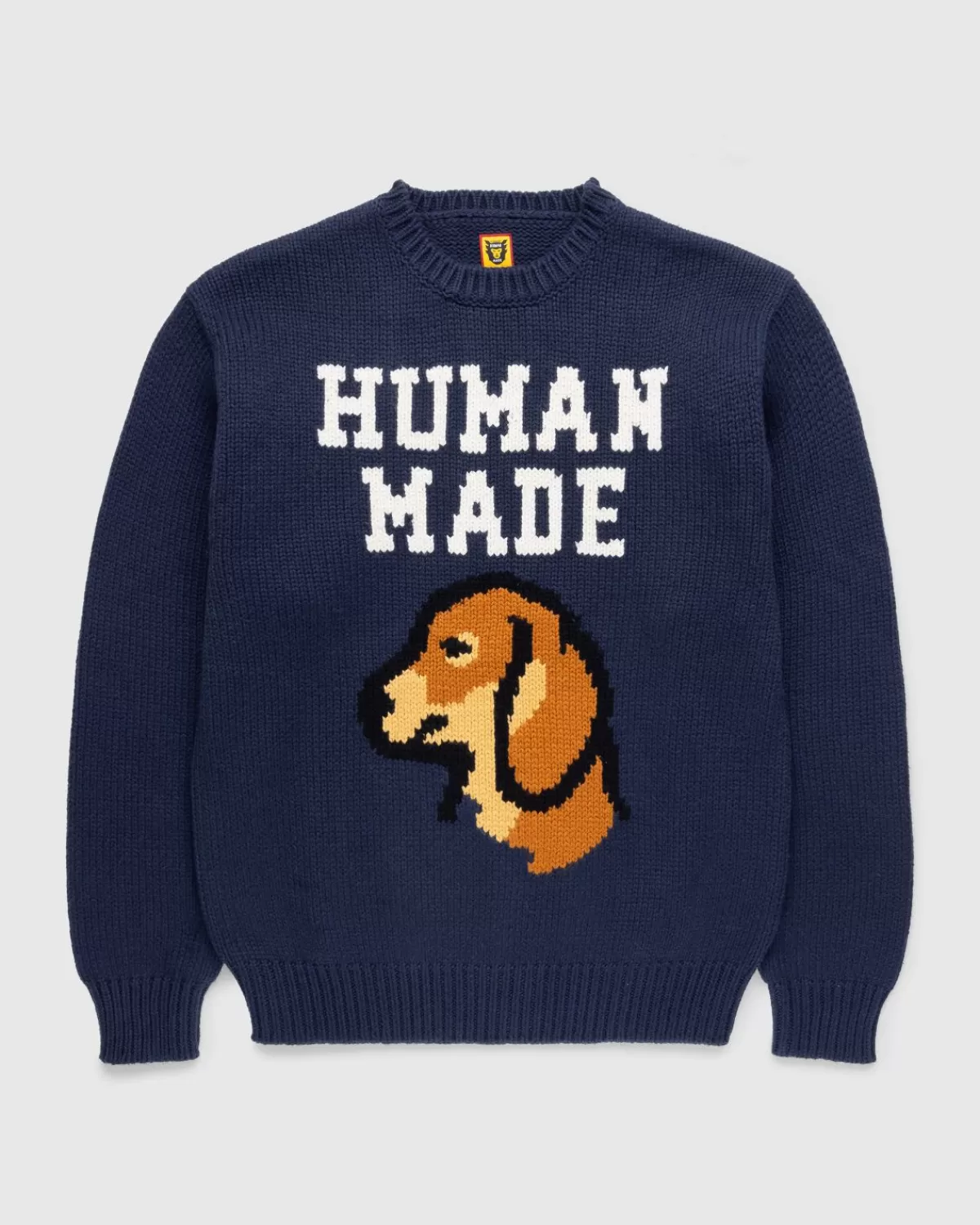 Dachs Strickpullover Navy>Human Made Online