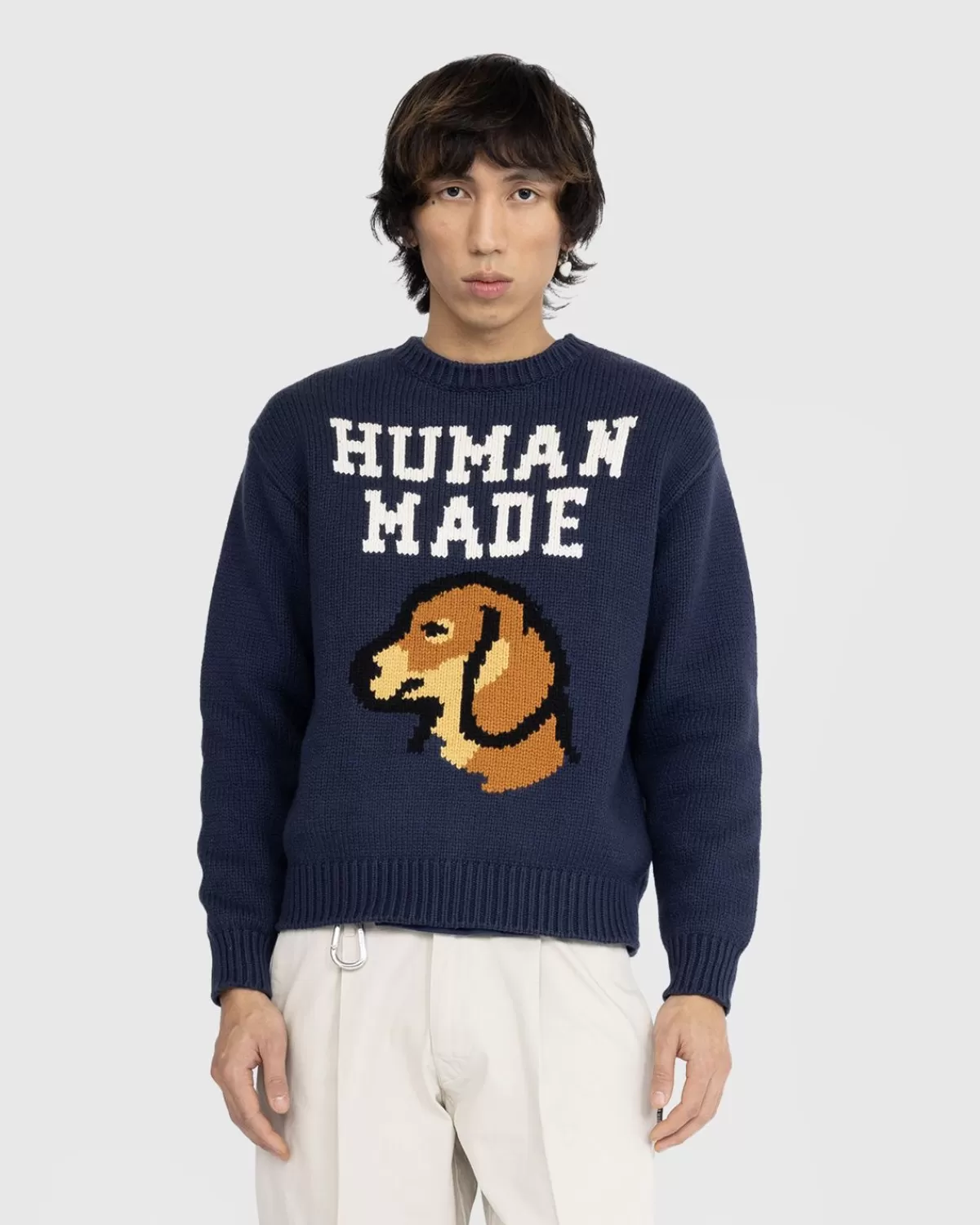 Dachs Strickpullover Navy>Human Made Online