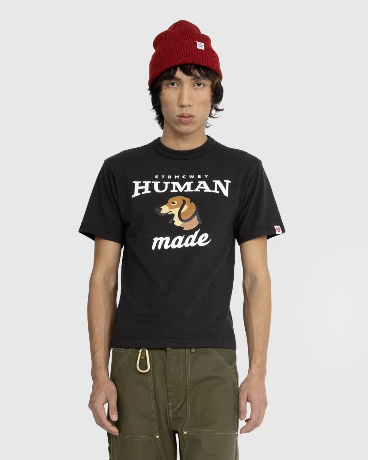 Männer Human Made Dachs T-Shirt Schwarz