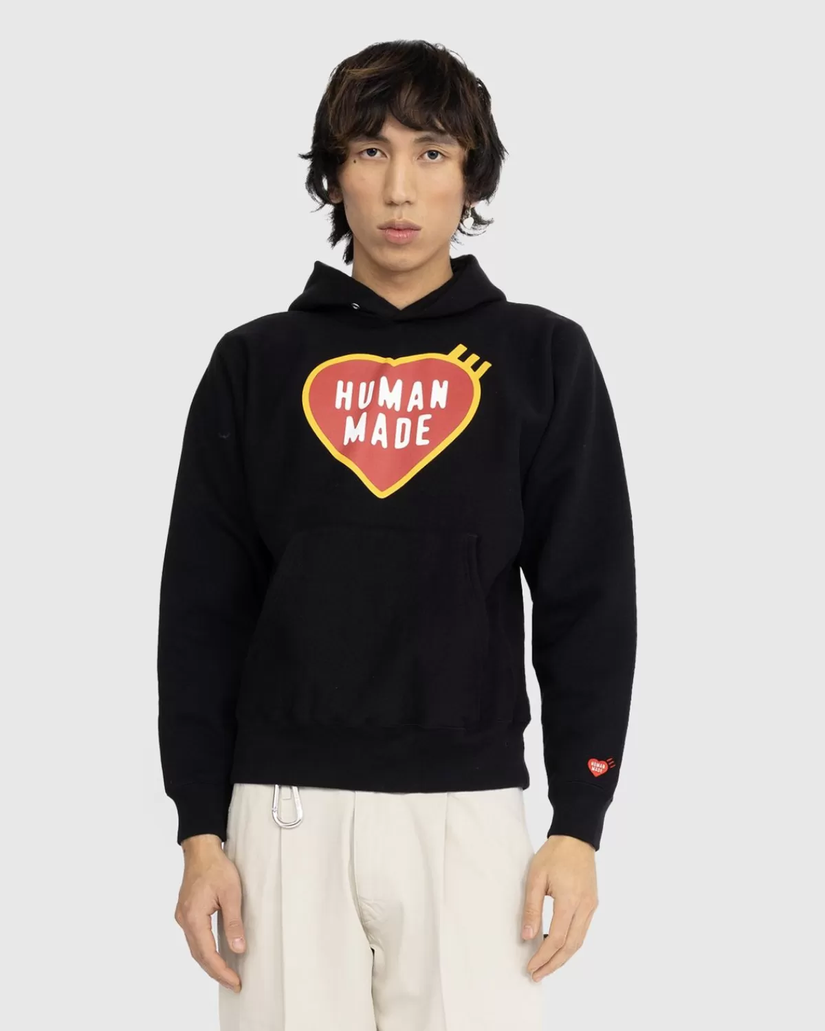 Herz-Logo-Hoodie Schwarz>Human Made Discount