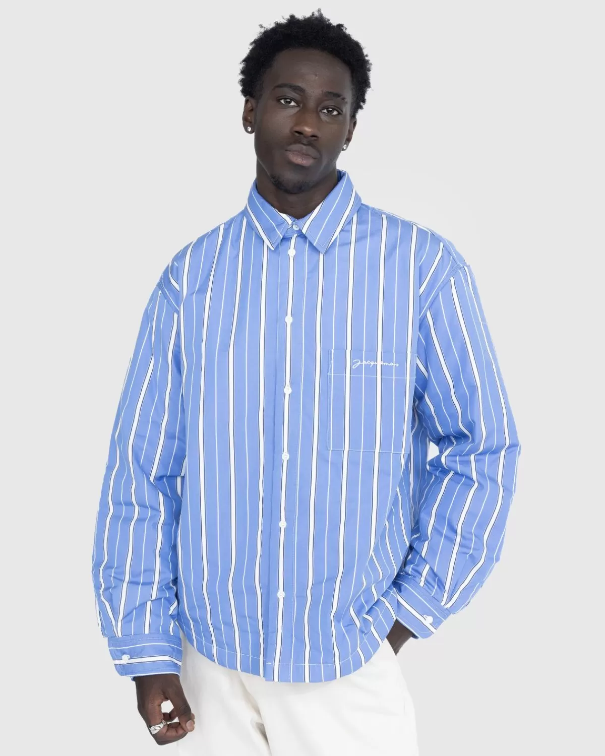 La Chemise Boulanger Blaue Streifen>JACQUEMUS Hot