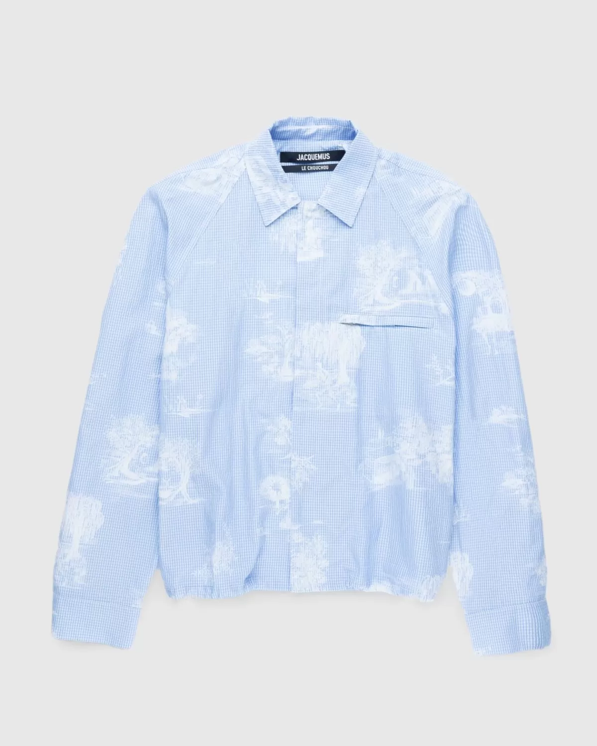 La Chemise Criollo Print Toile De Jouy Blau>JACQUEMUS Best