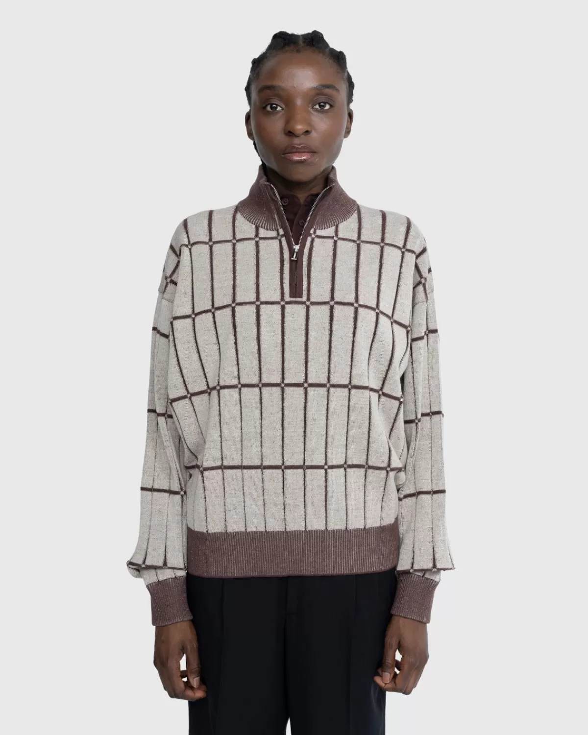 Le Pull Malha Beige>JACQUEMUS Online