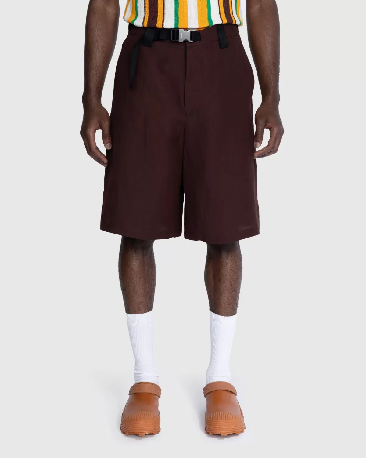 Le Short Meio Dunkelbraun>JACQUEMUS Clearance