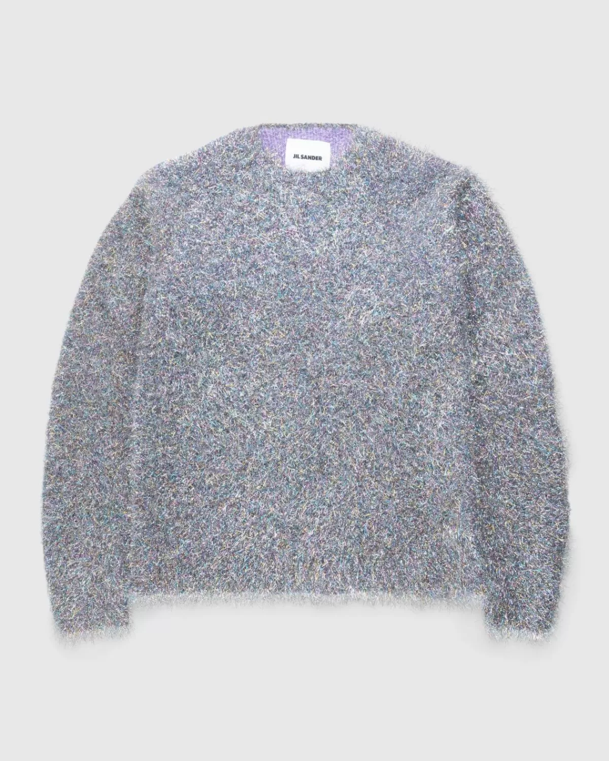 Metallic-Pullover Aus Mohairmischung Multi>Jil Sander Sale