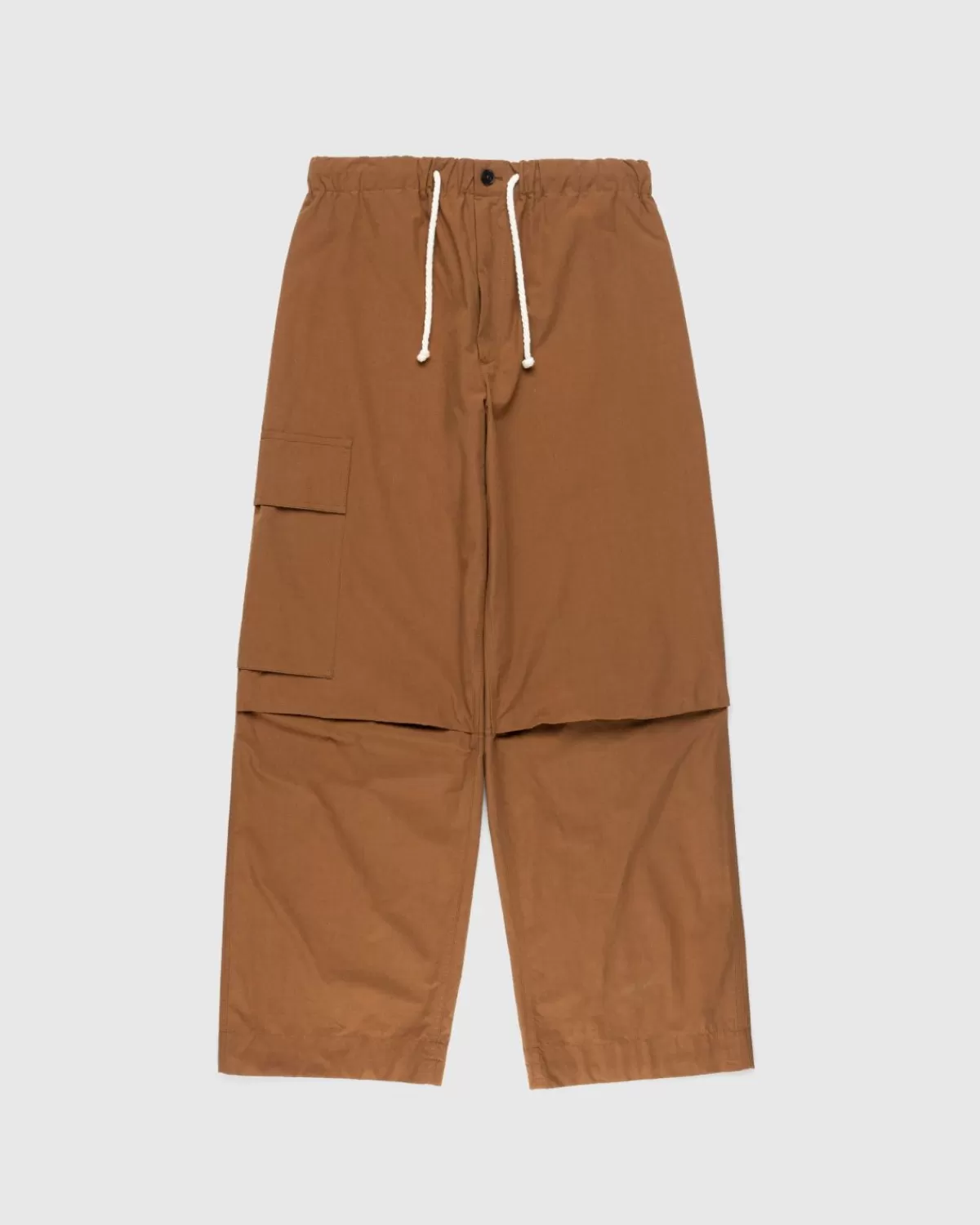 Relaxed-Fit-Baumwollhose Tabak>Jil Sander Best Sale