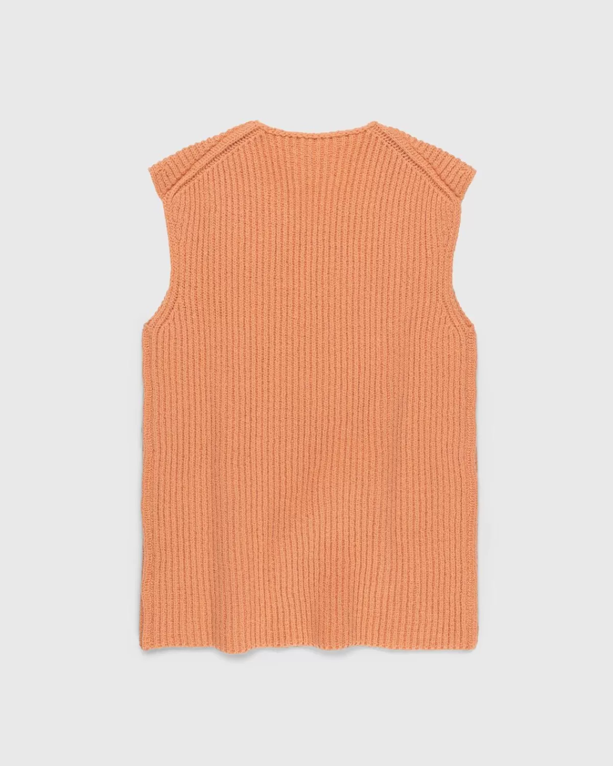 Rippstrickweste Orange>Jil Sander Flash Sale