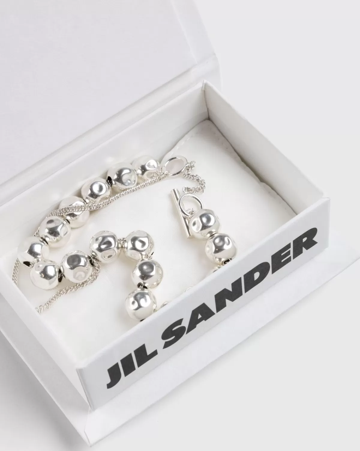 Männer Jil Sander Sweet Connection Armband Silber