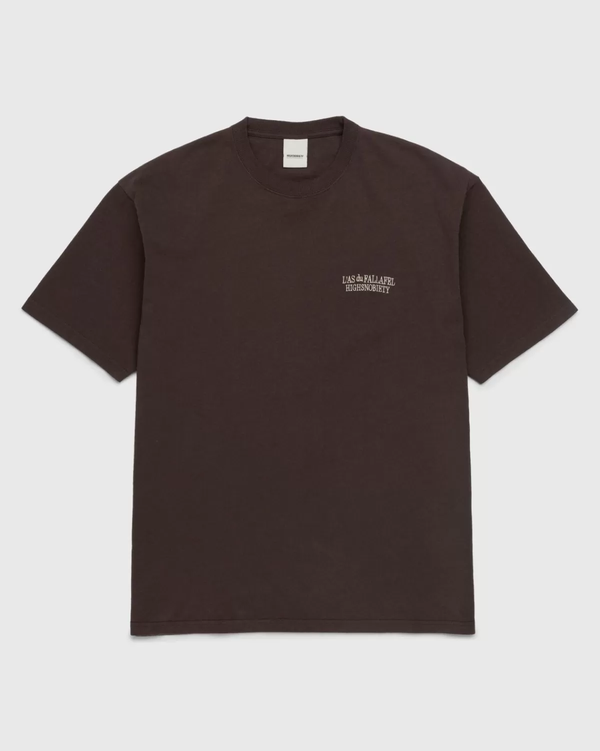 Männer L'As du Fallafel X Highsnobiety Kurzarm-T-Shirt Braun