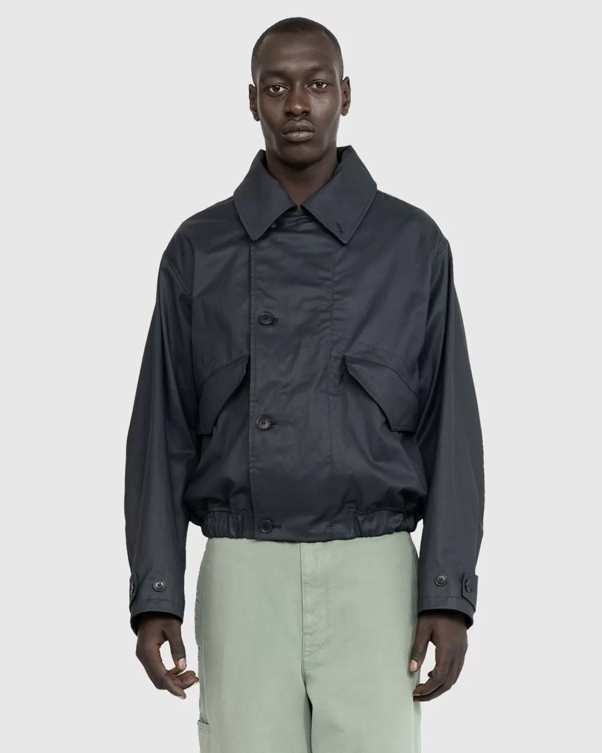 Boxy Blouson Midnight Green>Lemaire Online