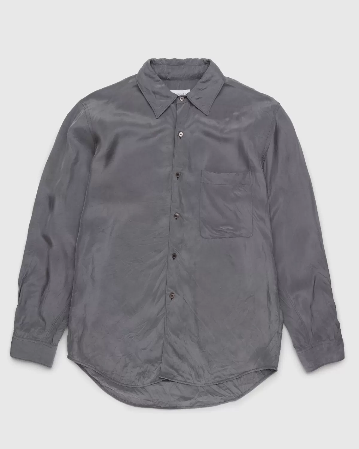 Knitter-Langarmshirt Aluminium>Lemaire Clearance