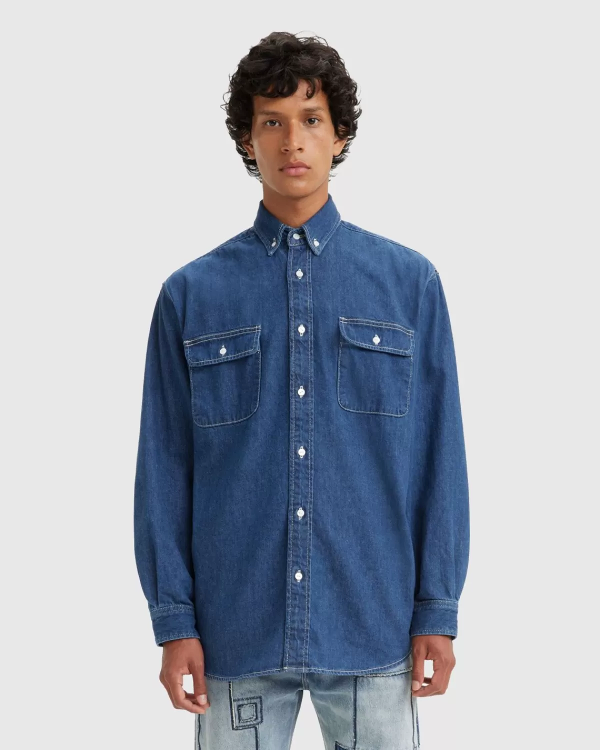 Lmc Classic Jeanshemd Indigo Rinse Blue>Levi's Clearance