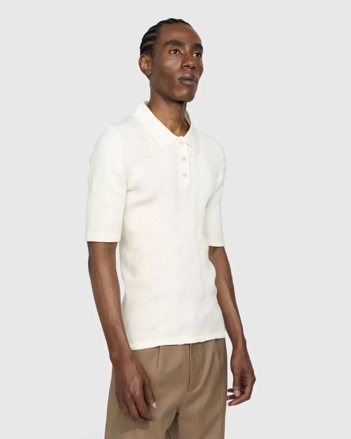 Gestricktes Poloshirt Beige>Maison Margiela New