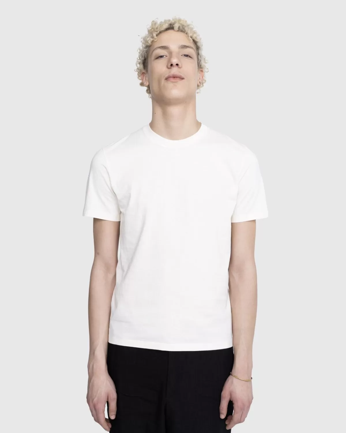 Männer Maison Margiela T-Shirts Dreierpack Creme