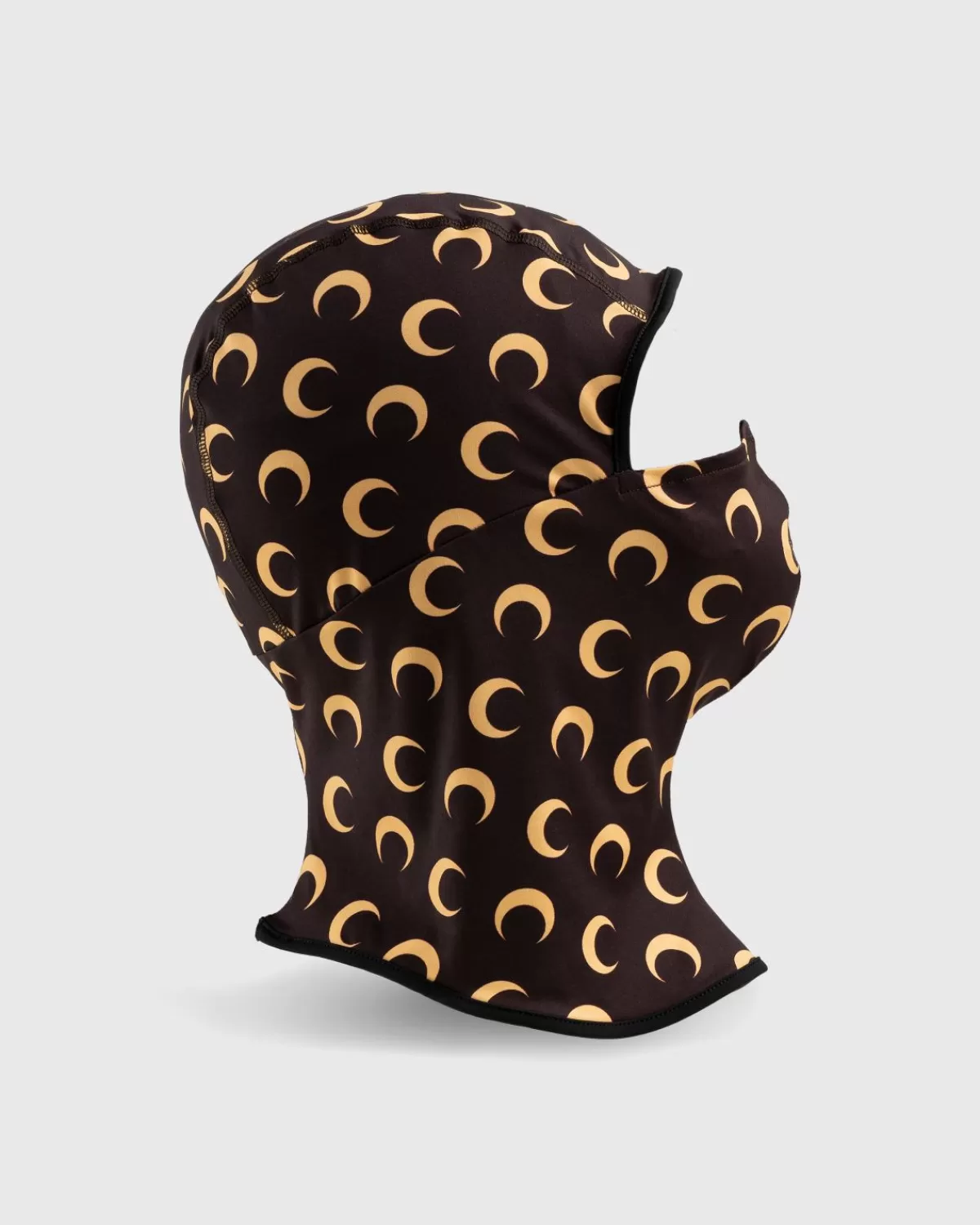 Männer Marine Serre All-Over Moon Balaclava Brown