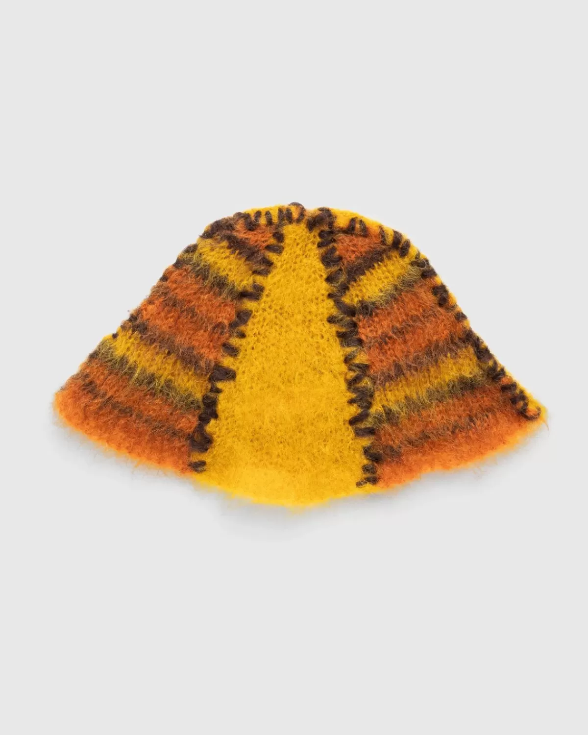 Männer Marni Colour-Block Mohair Beanie Orange