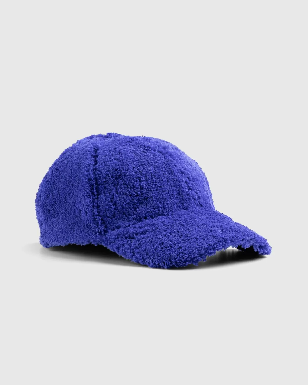 Männer Marni Fuzzy-Baseballmutze Aus Kunstpelz, Blau