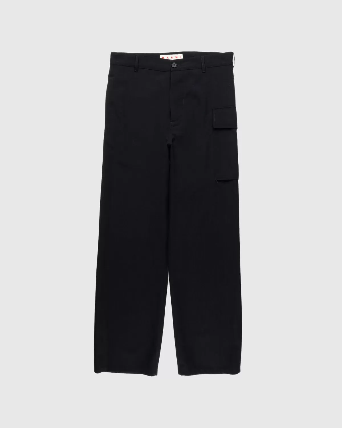 Wollhose Mit Cargotaschen Schwarz>Marni Store