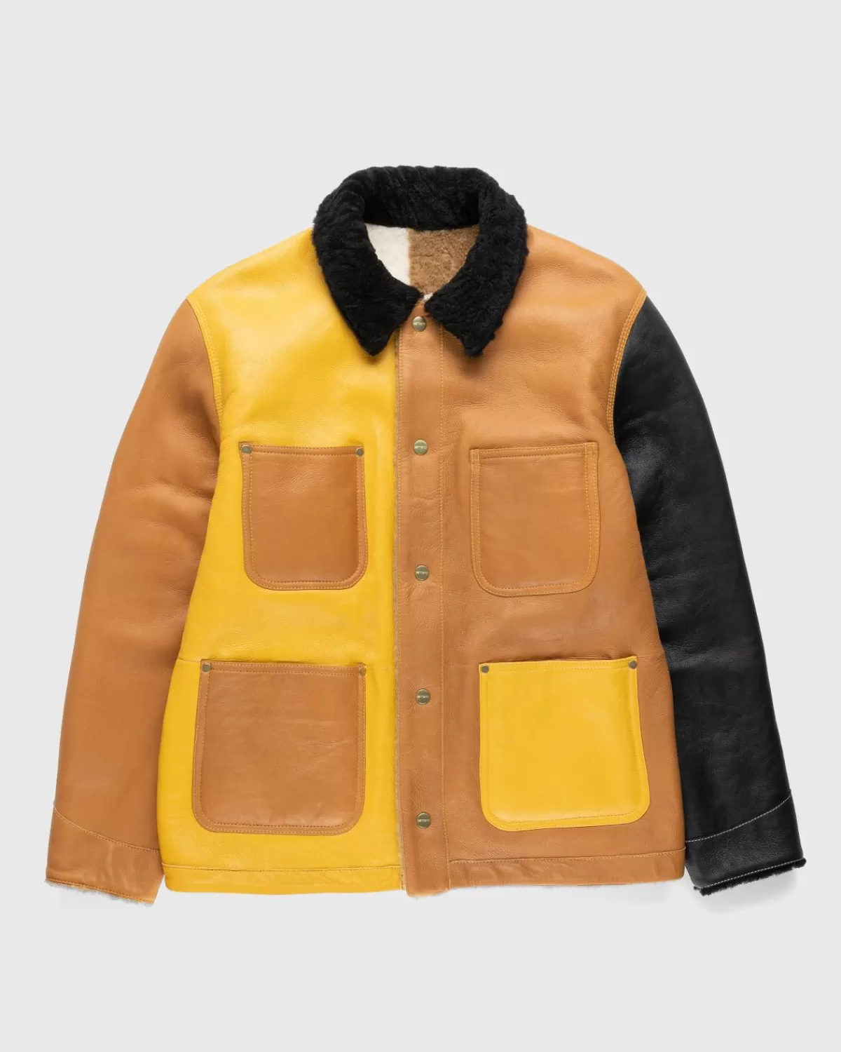 X Carhartt Wip Wende-Lammfelljacke Braun>Marni Cheap