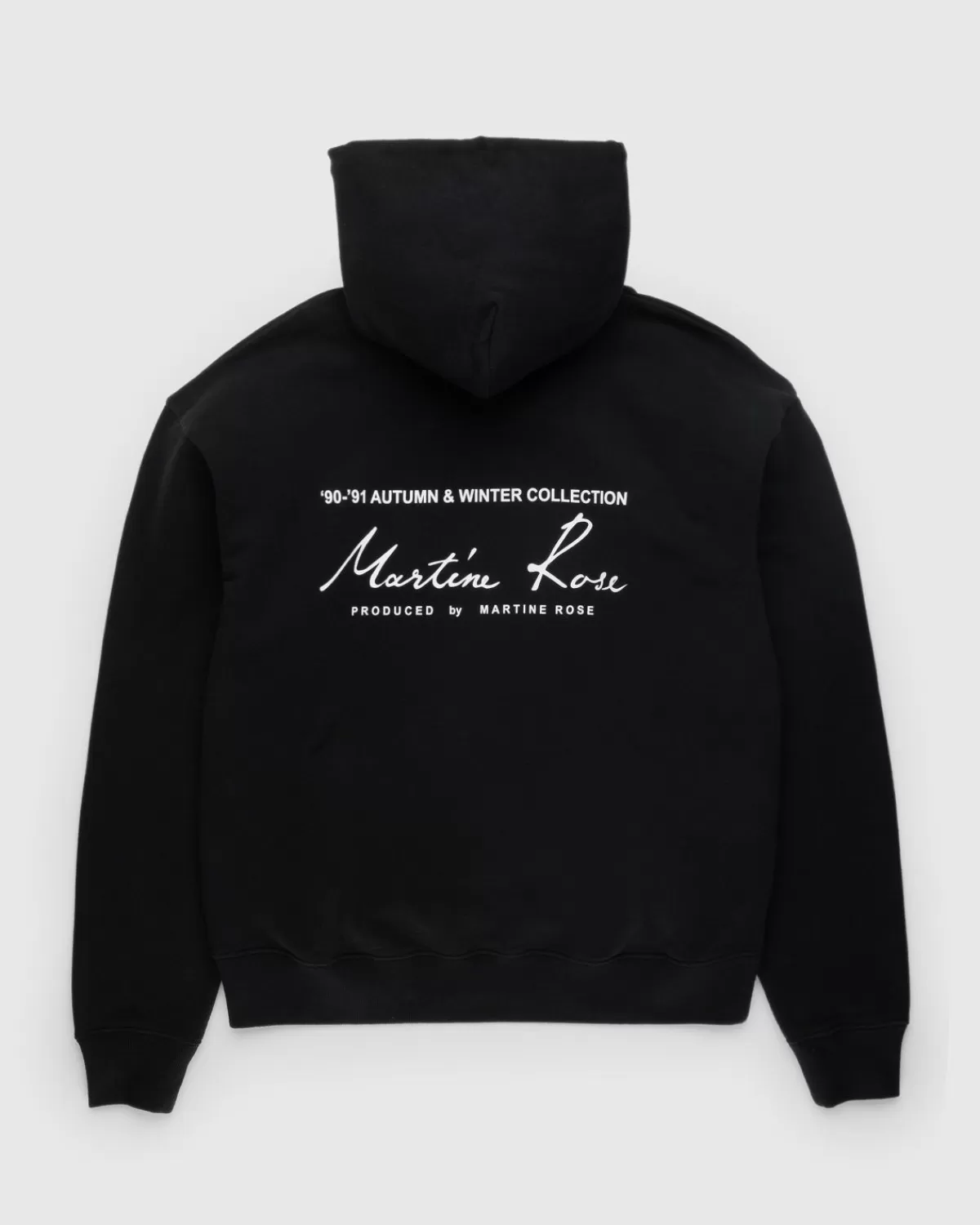 Klassischer Kapuzenpullover Schwarz>Martine Rose Store