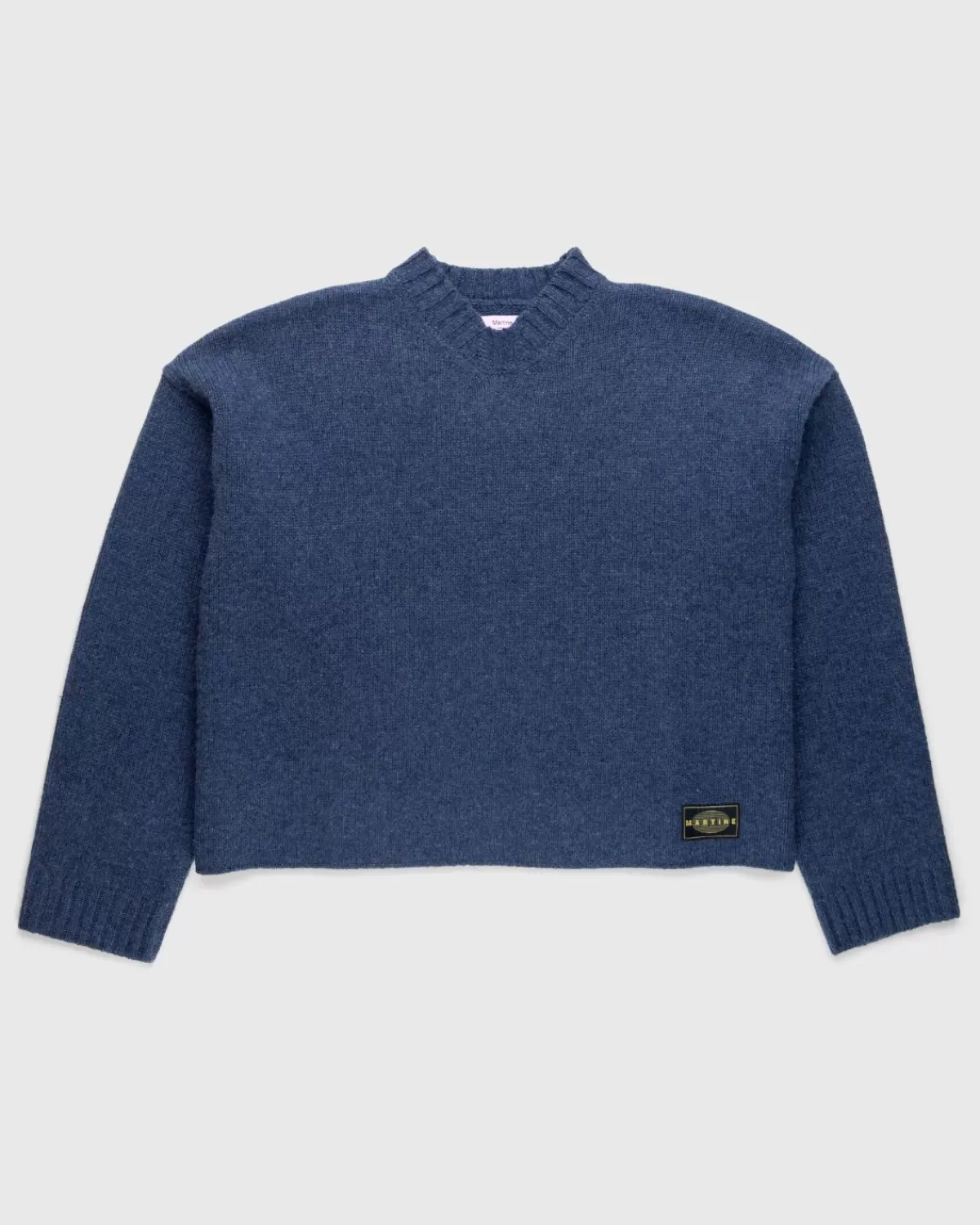 Ubergroser Pullover Mit V-Ausschnitt Indigo>Martine Rose Best Sale