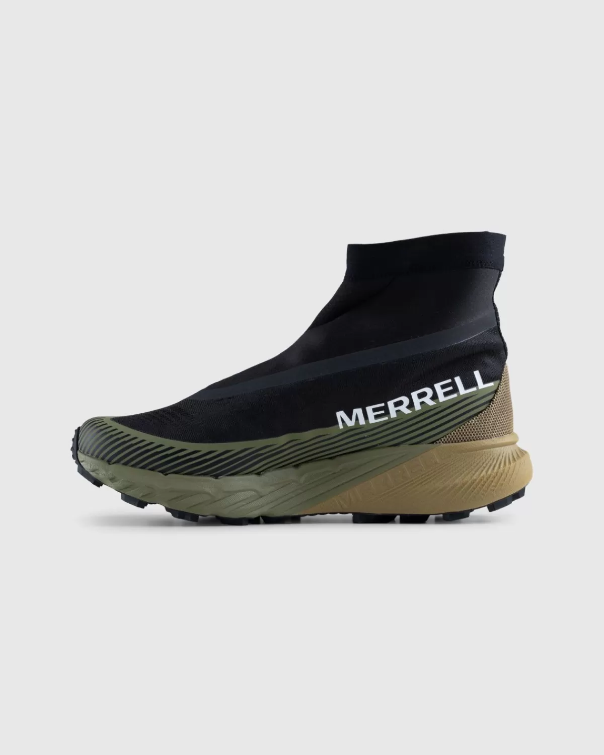 Männer Merrell Agility Peak 5 Zero Gore-Tex Schwarz/Avocado