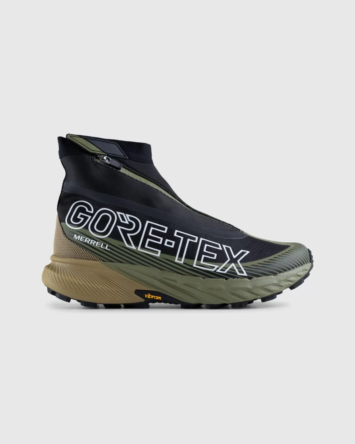 Männer Merrell Agility Peak 5 Zero Gore-Tex Schwarz/Avocado