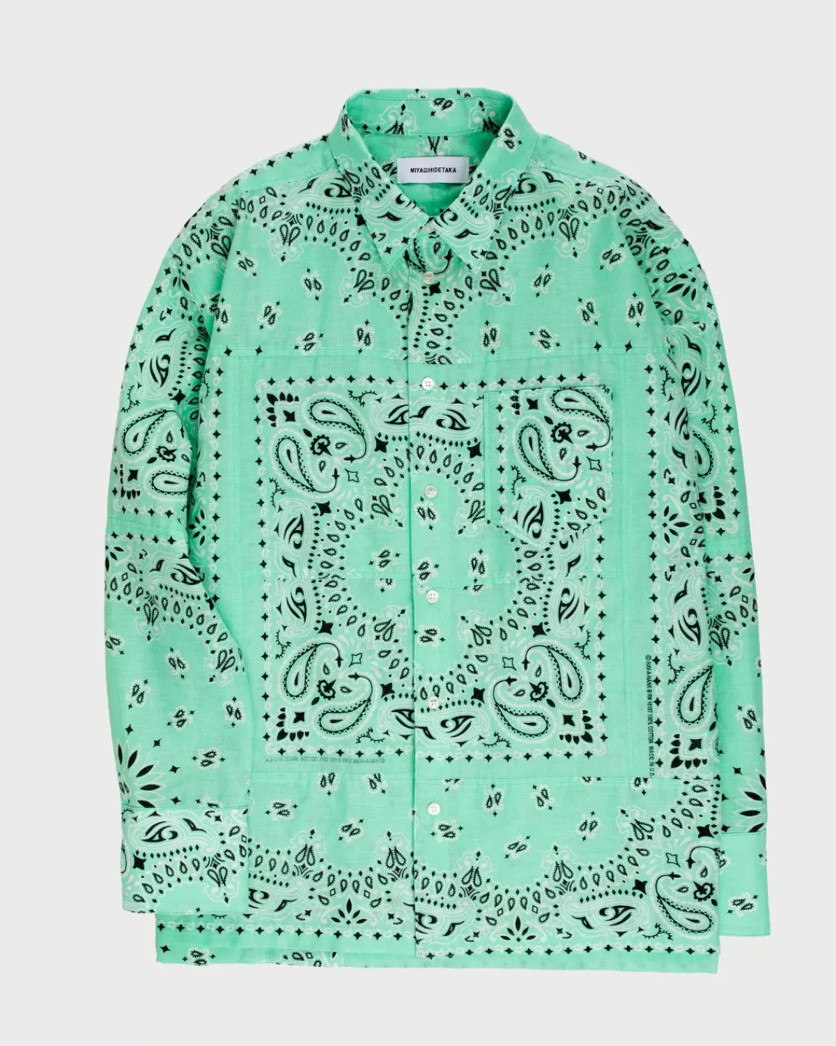 Bandana-Shirt Mint>Miyagihidetaka Sale