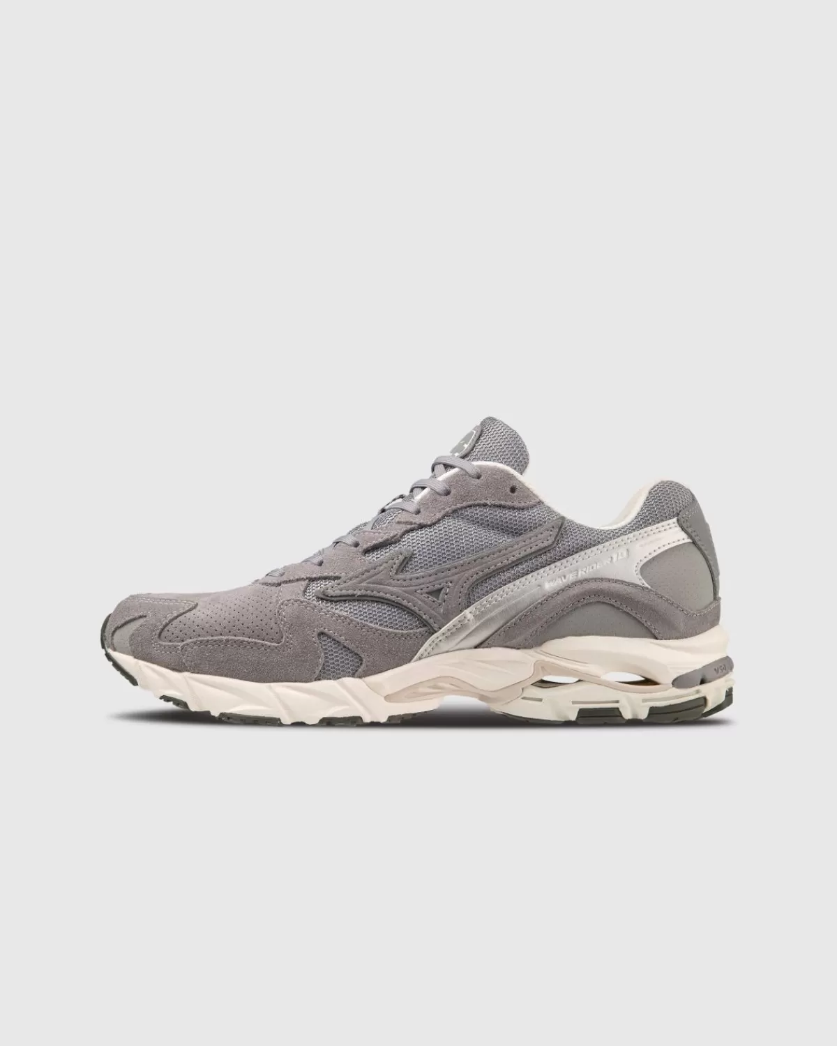 Männer Mizuno Wave Rider 10 Silber/Tradewind/Weis