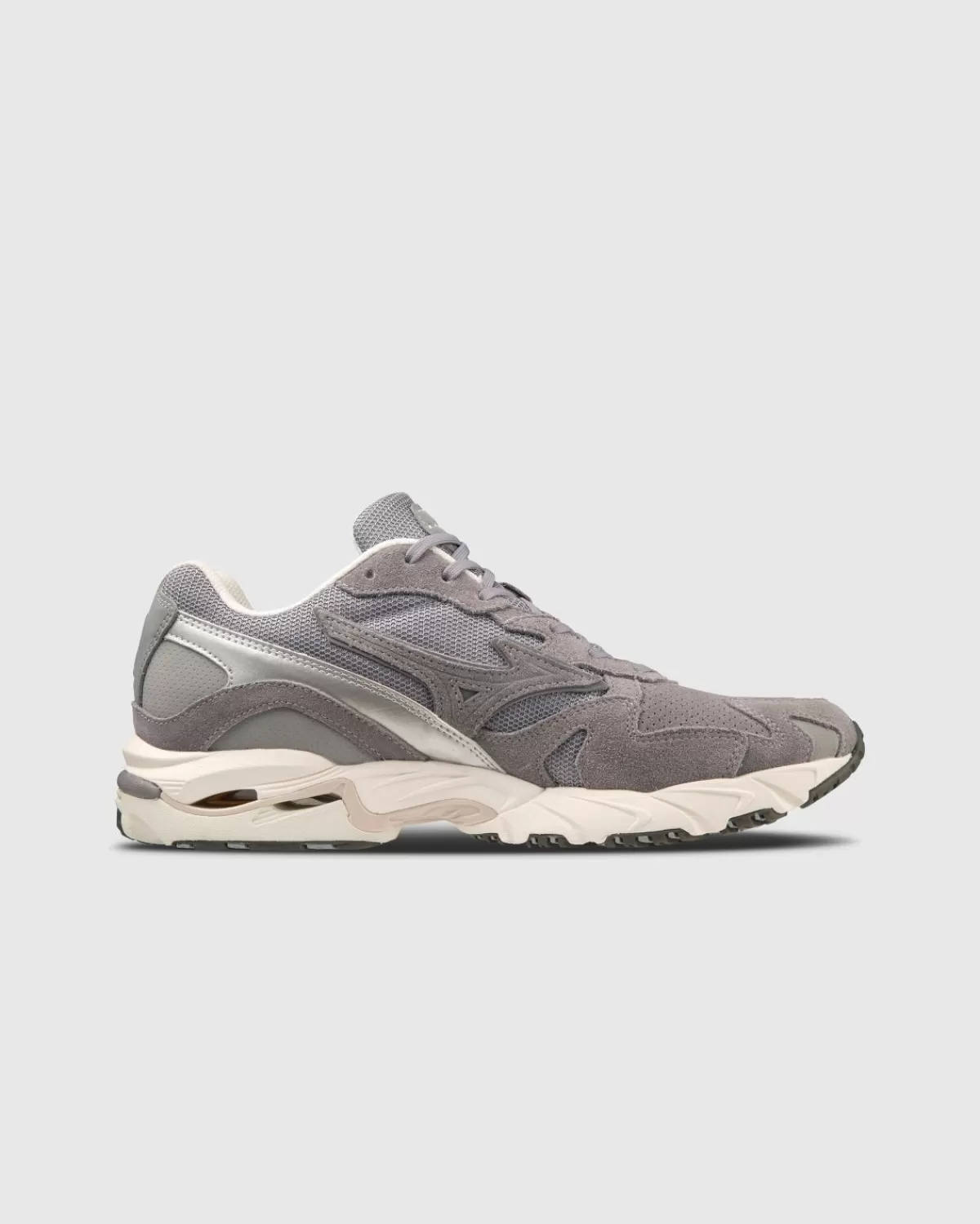 Männer Mizuno Wave Rider 10 Silber/Tradewind/Weis