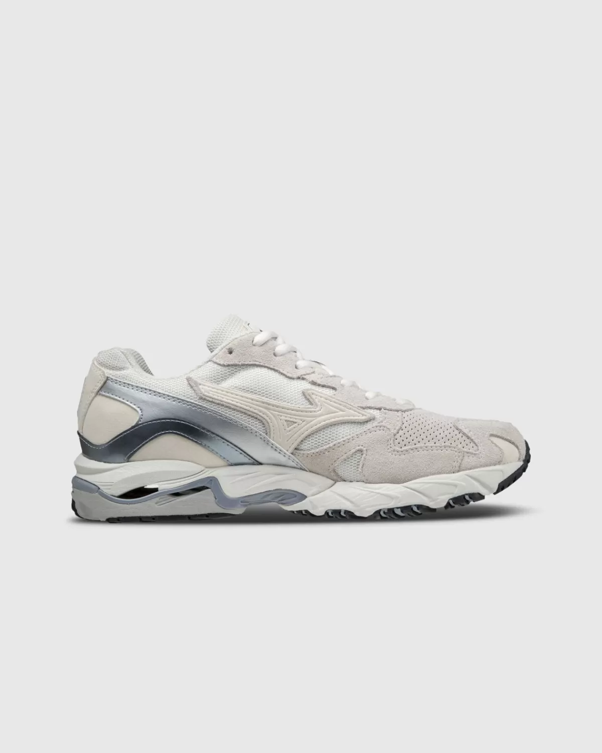 Männer Mizuno Wave Rider 10 Weis/Grau/Tradewinds