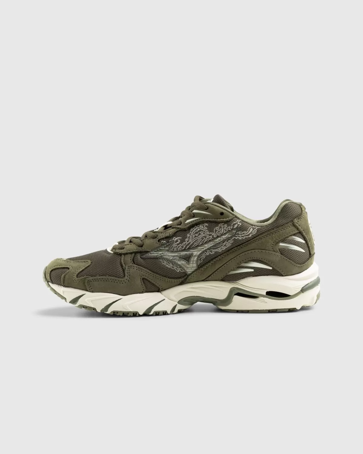 Männer Mizuno X Maharishi Wave Rider 10 Olivgrun